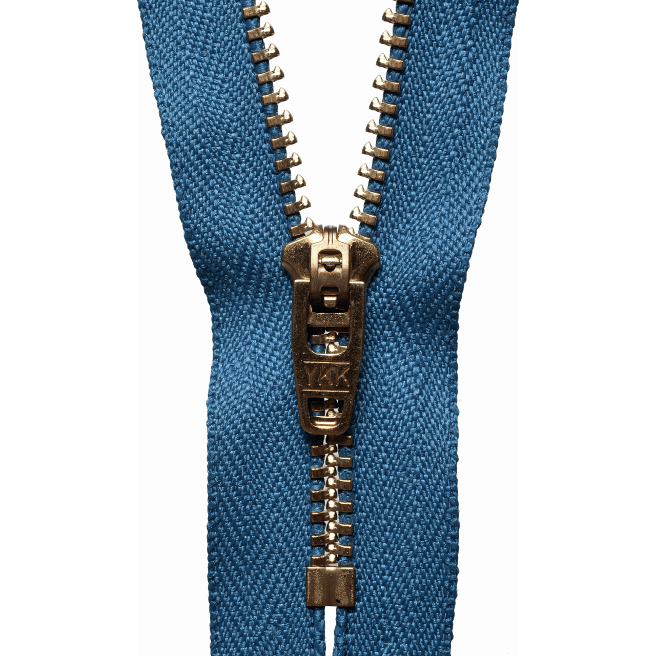 Brass Jeans Zip 18cm