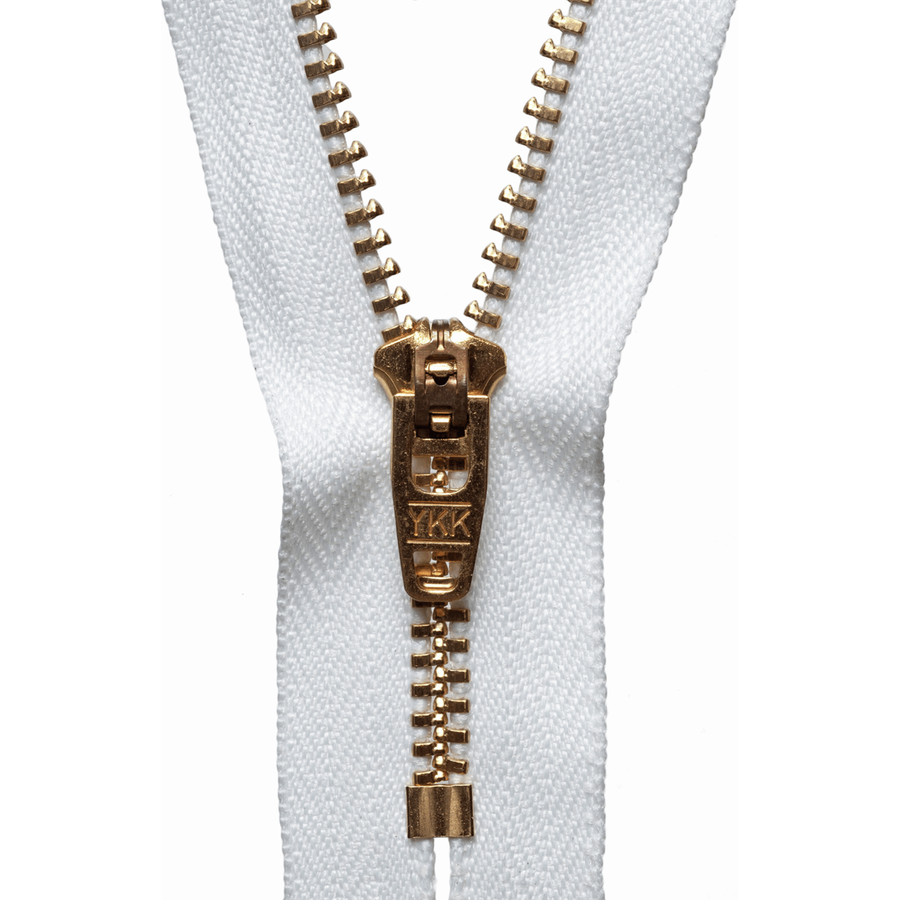 Brass Jeans Zip 18cm