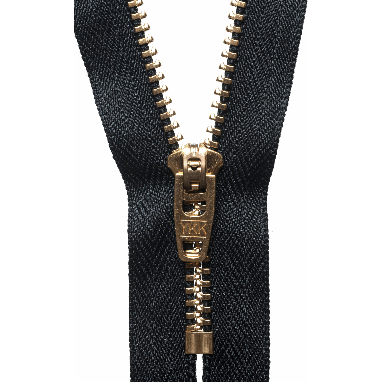 Brass Jeans Zip 18cm