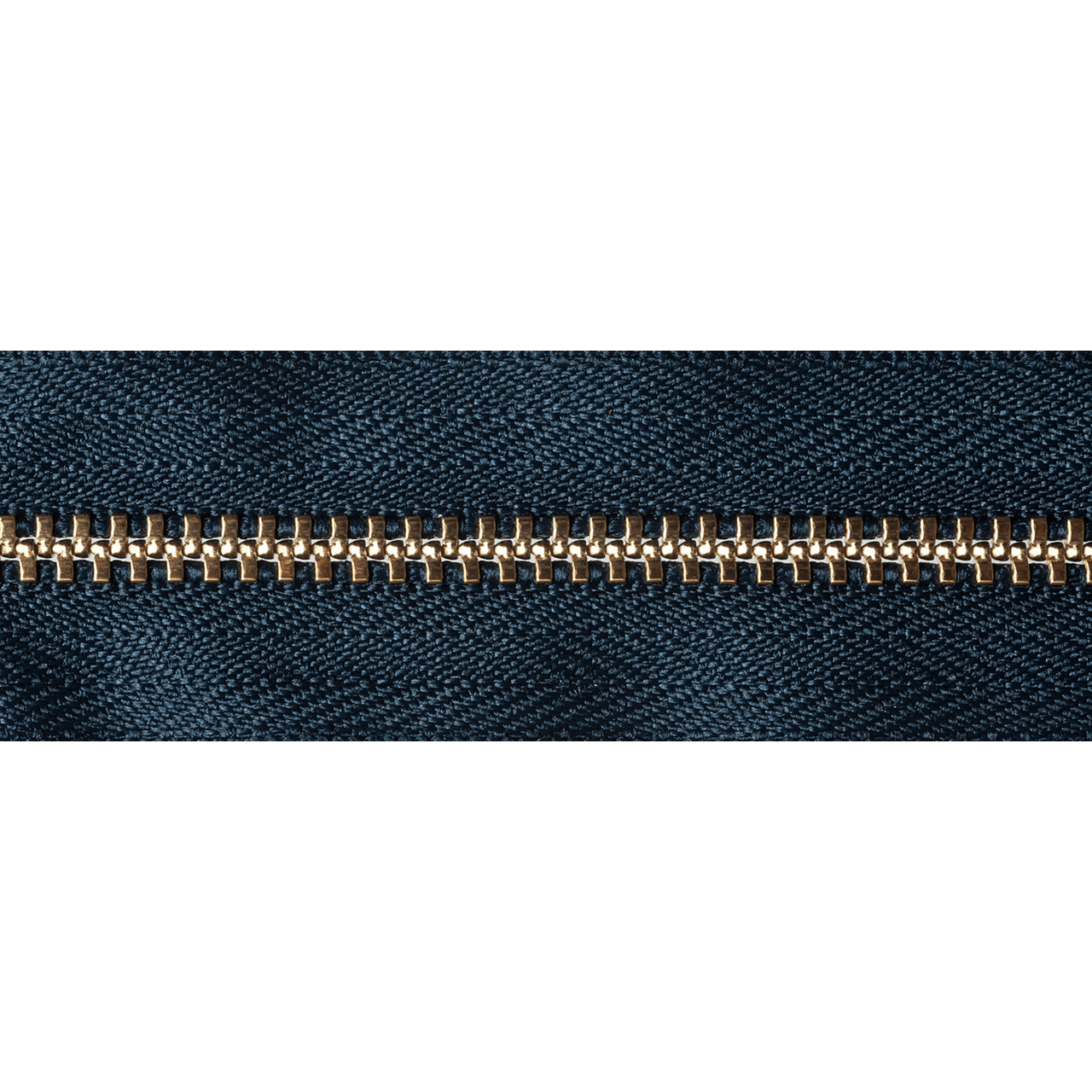 Brass Jeans Zip 18cm