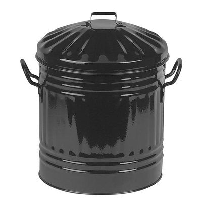 Black Metal Mini Bin