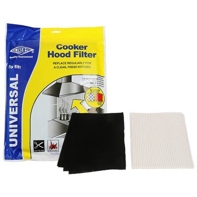 Universal Cooker Hood Grease Paper & Charcoal Filter Kit
