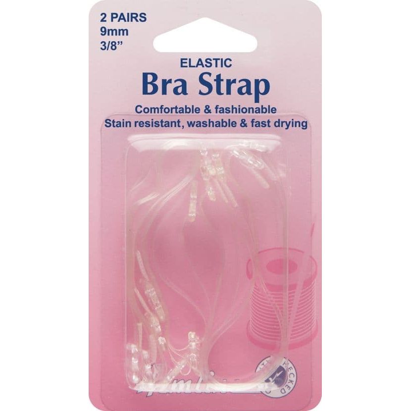 Bra Straps: Clear - 2pk