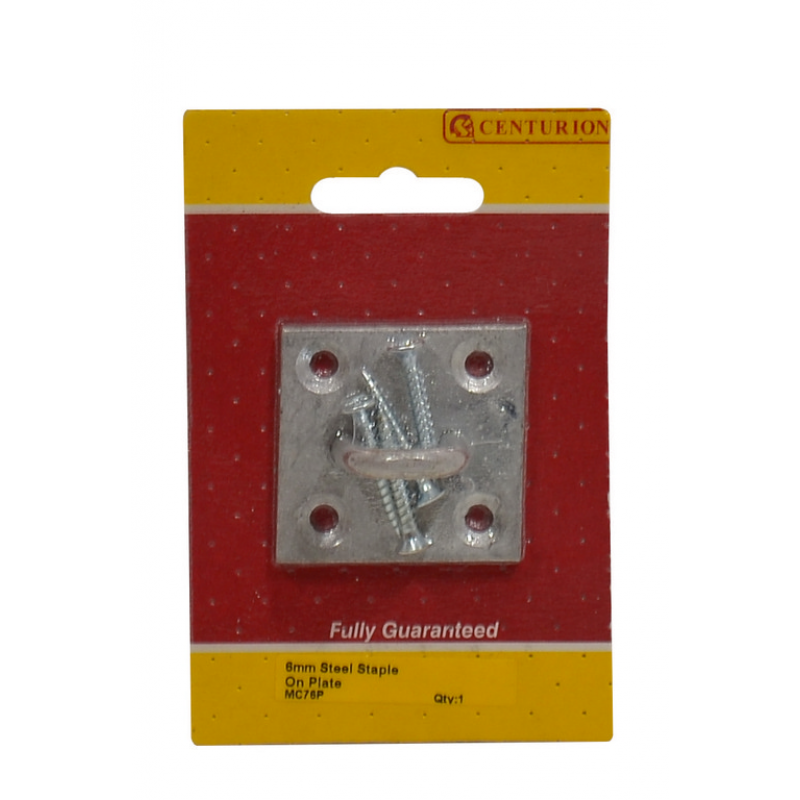 Steel Staple On Plate