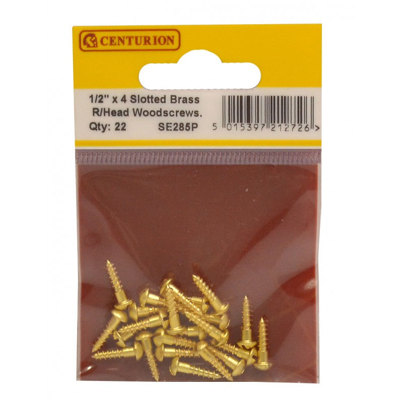Woodscrews 1/2” x 4