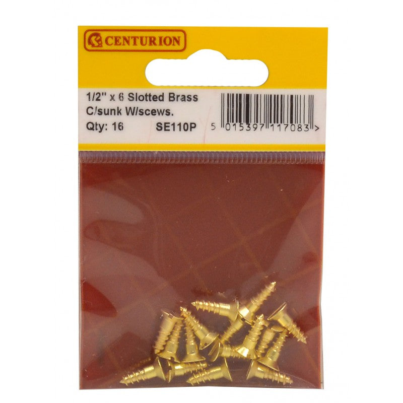 Woodscrews 1/2” x 6