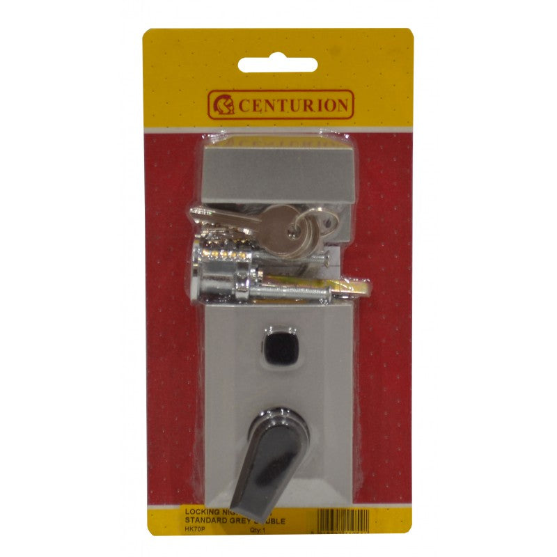 Silver Standard Double Night Latch