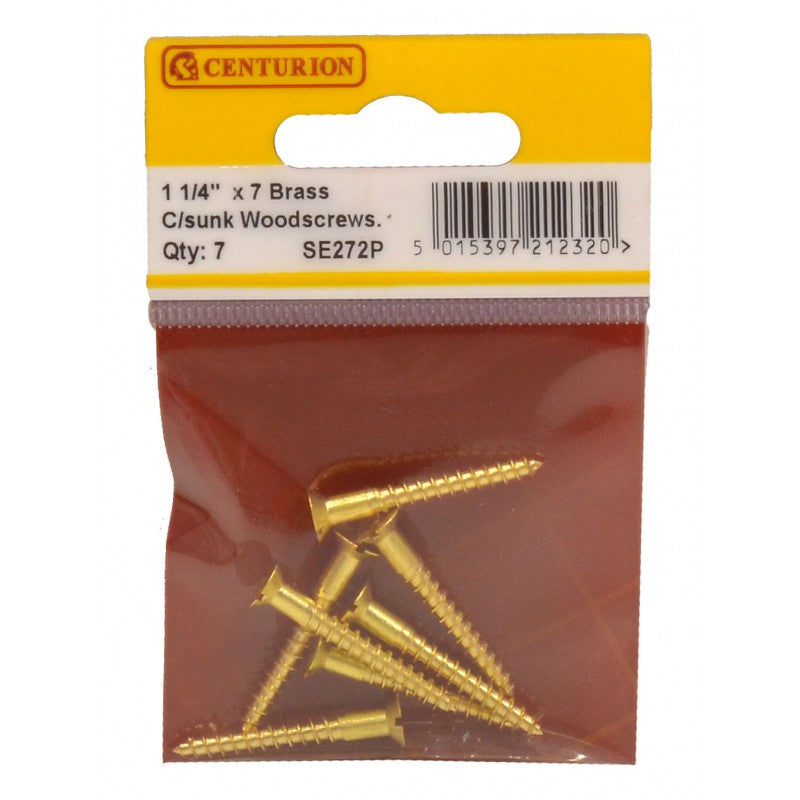 Woodscrews 1 1/4” x 7