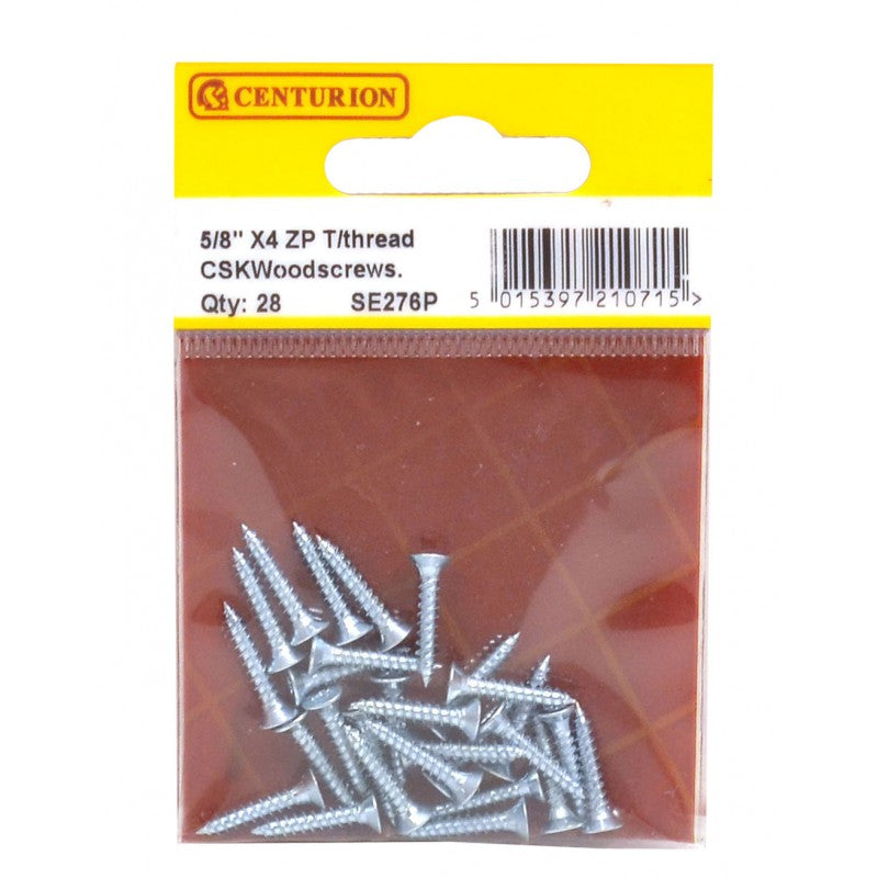 Woodscrews 5/8” x 4