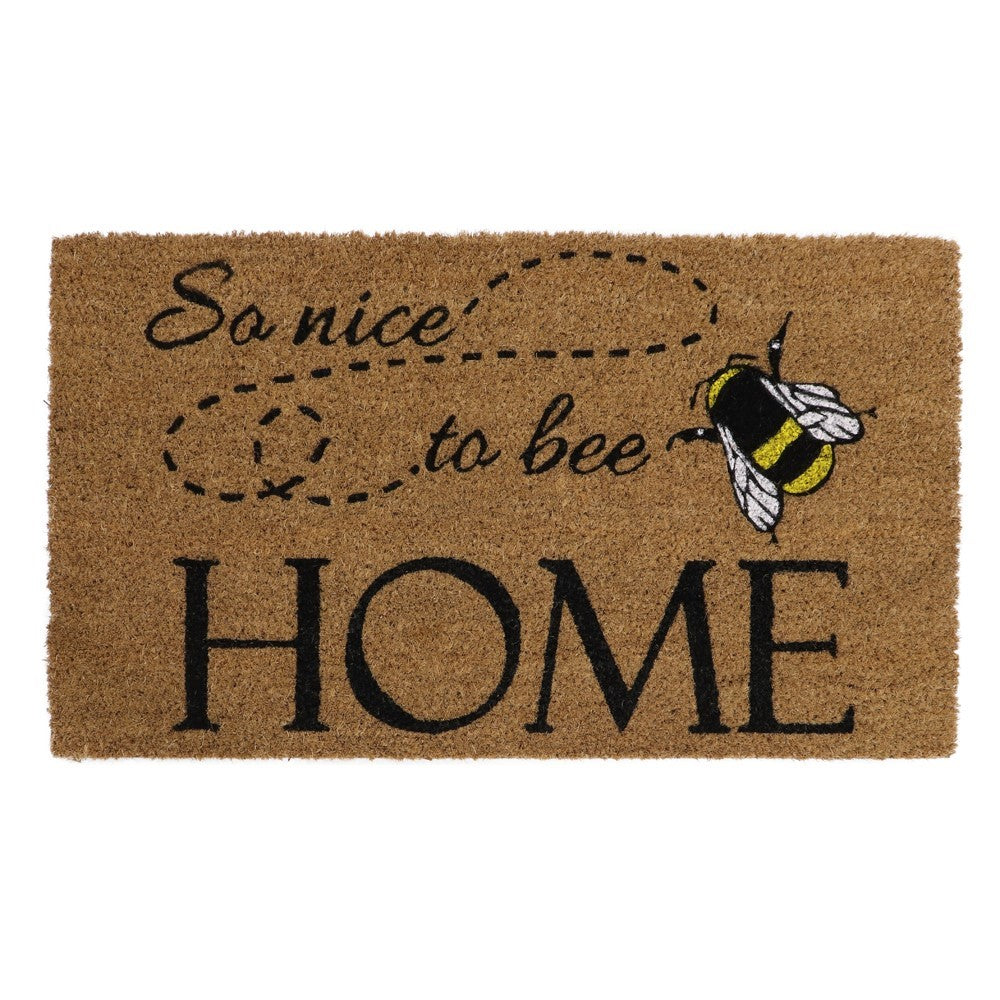 Nice to Bee Home Latex Coir Doormat 40x70cm