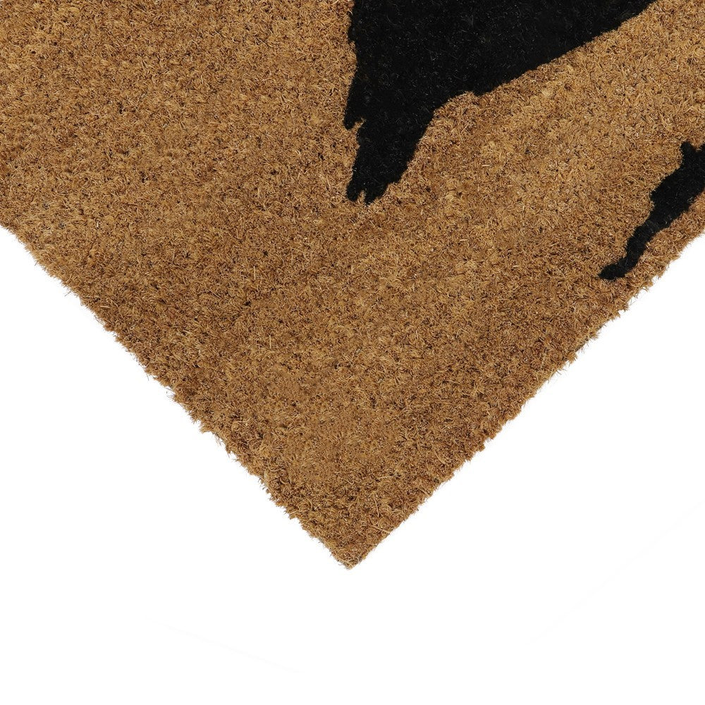 Quackers Duck Latex Coir Doormat 40x70cm