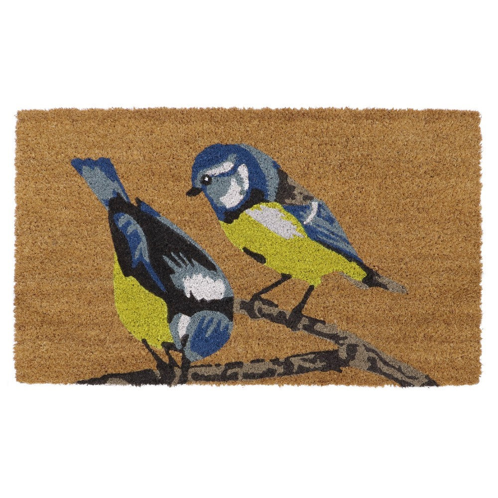 Birds Latex Coir Doormat 45x75cm