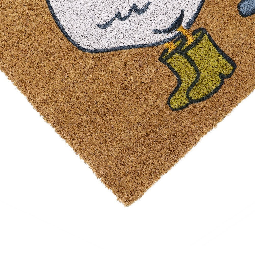 Geese Latex Coir Doormat 45x75cm