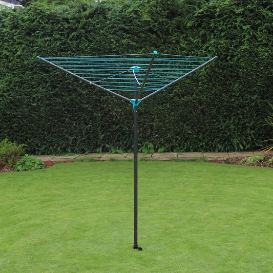 30M 3 Arm Rotary Airer – Slate Grey