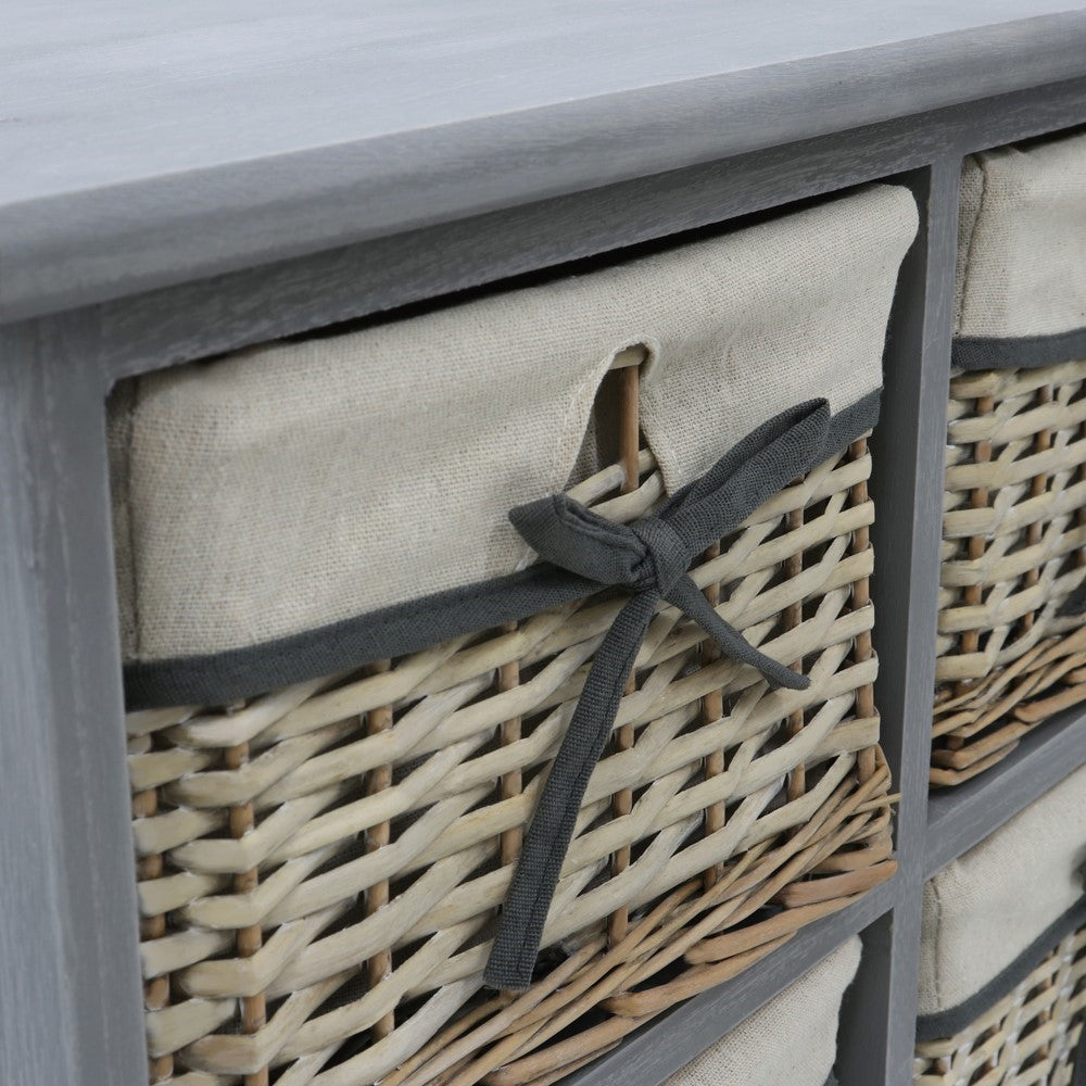 Sherborne 4 Drawer Willow Wide Storage Unit