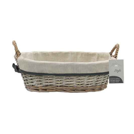 Arianna Oval Willow Storage Basket