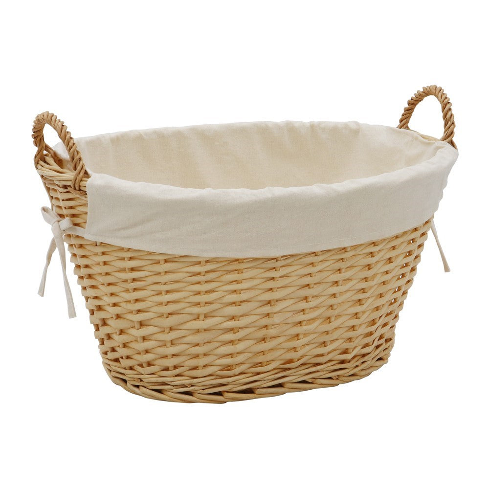 Acacia Oval Willow Storage Basket