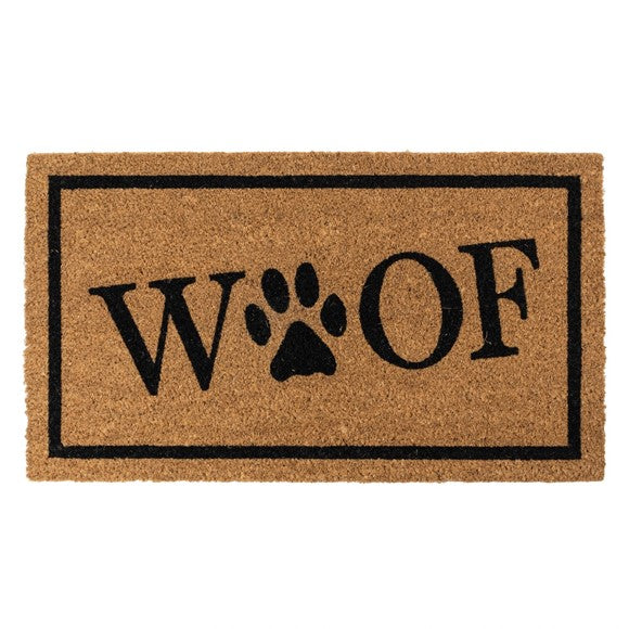 Eco-Friendly Latex Backed Coir Doormat, 40x70cm - Woof