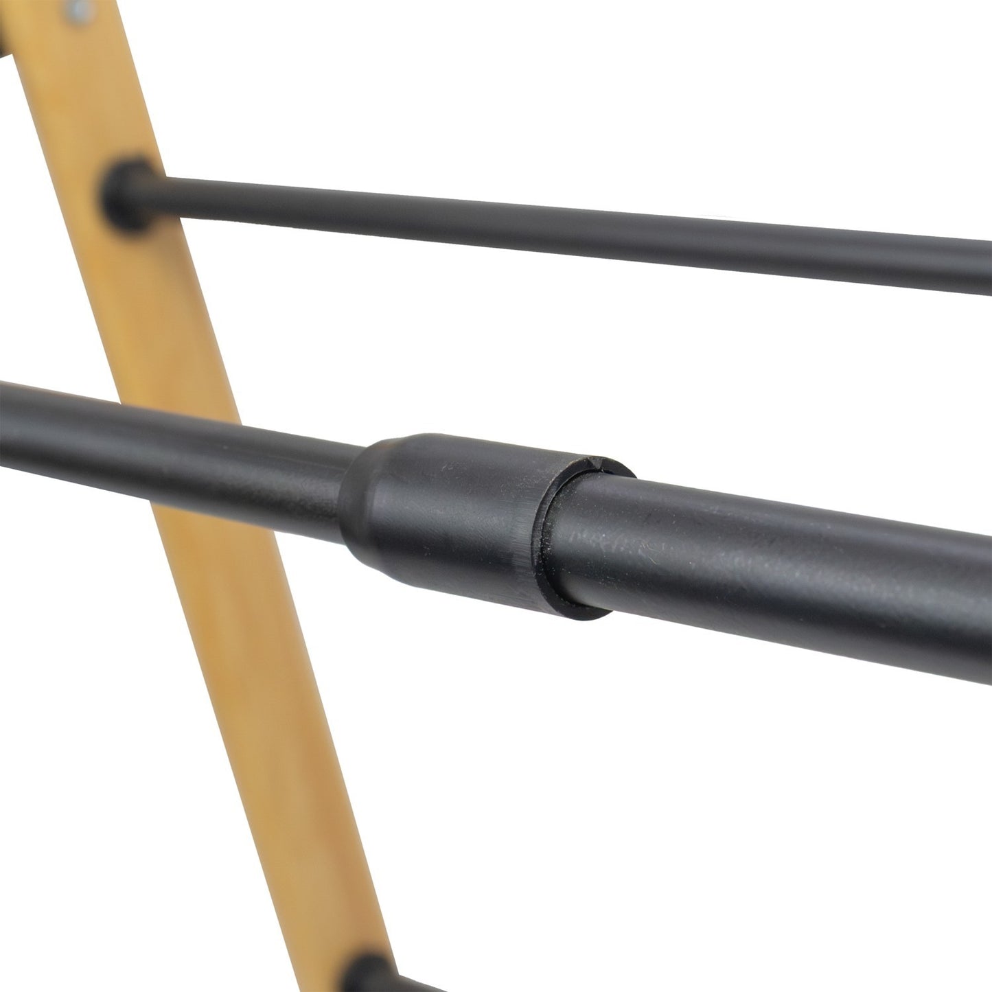 Bamboo Extendable 4 Tier Clothes Ladder, Brown