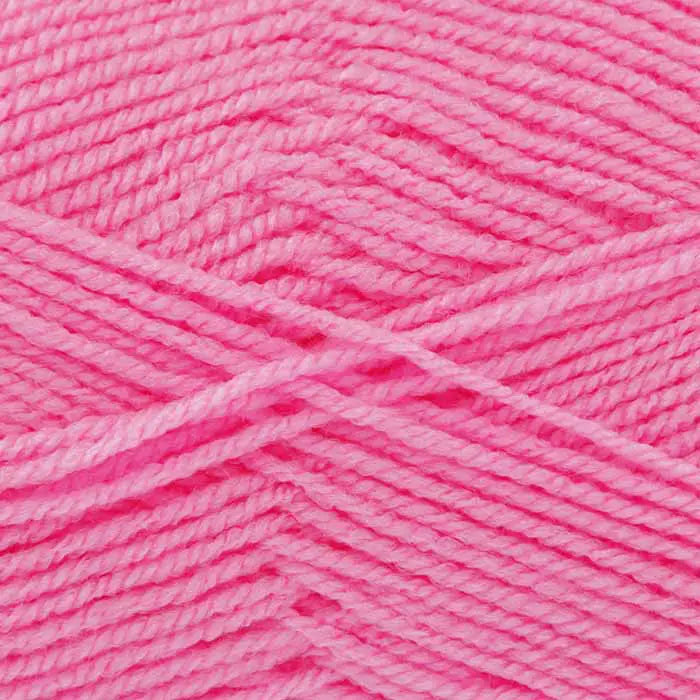 Knitting Yarn: Big Value Baby DK: Bright Pink: 100g
