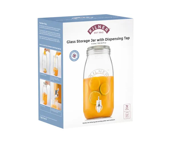 Drinks Dispenser 3 Litre In Gift Box