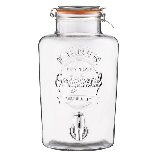 Clip Top Round Drinks Dispenser 8 Litre