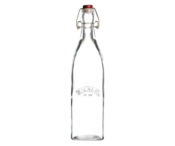 Clip Top Square Bottle 1 Litre