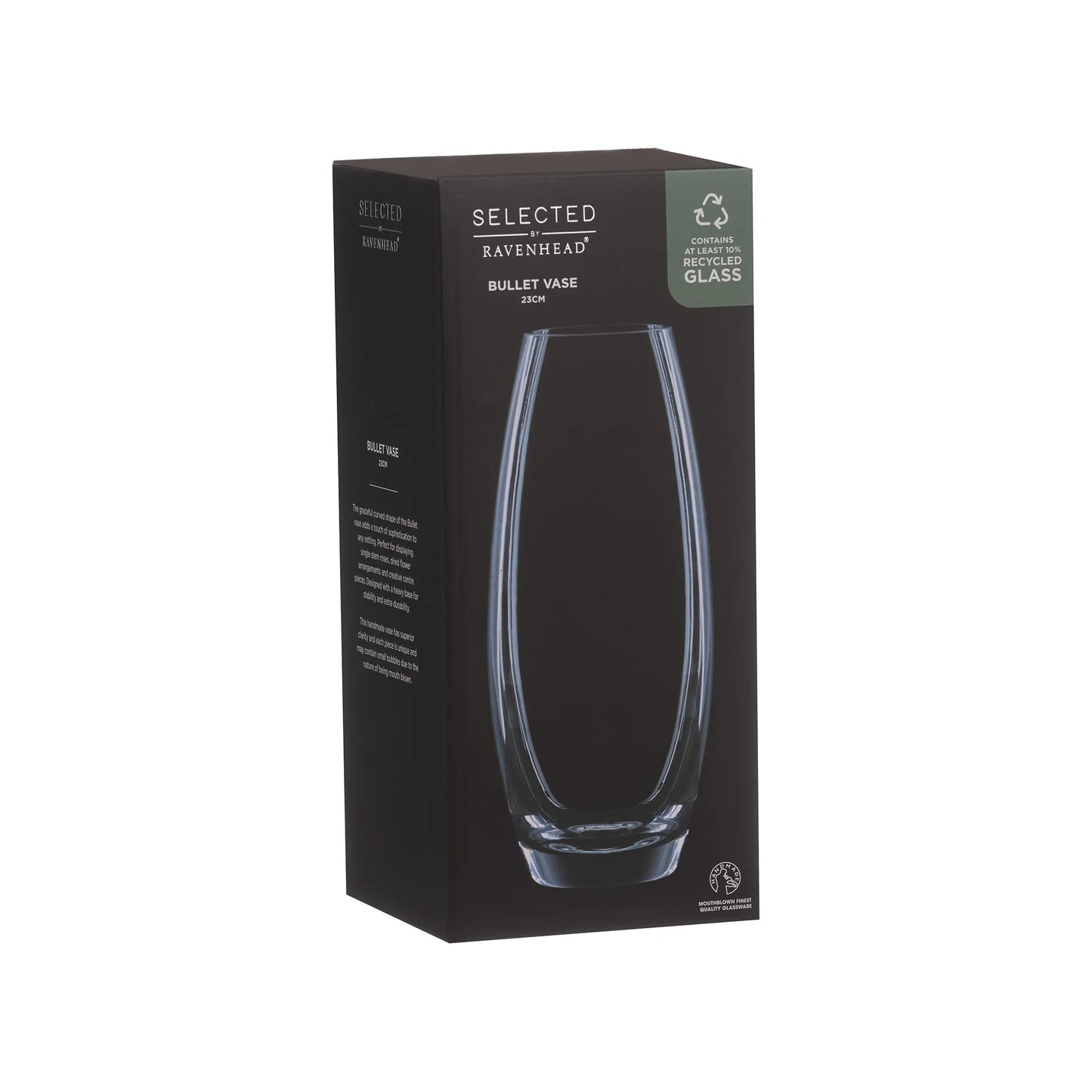 Bullet Vase 23cm Gift Boxed