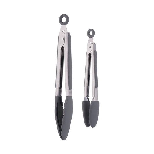 2 Piece Tong Set Stainless Steel