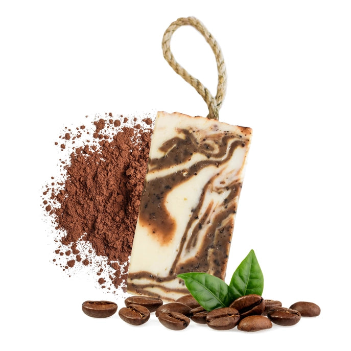 Creamy Coffee Soap On A Rope 100g