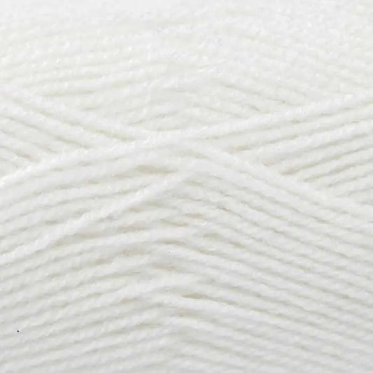 Knitting Yarn: Pricewise DK: White: 100g