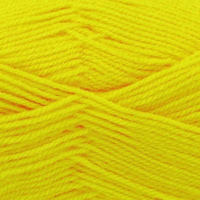 Knitting Yarn: Pricewise DK: Neon Yellow: 100g