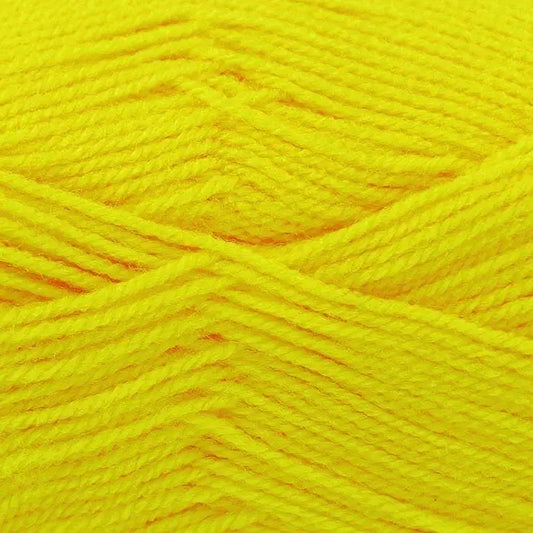 Knitting Yarn: Pricewise DK: Neon Yellow: 100g