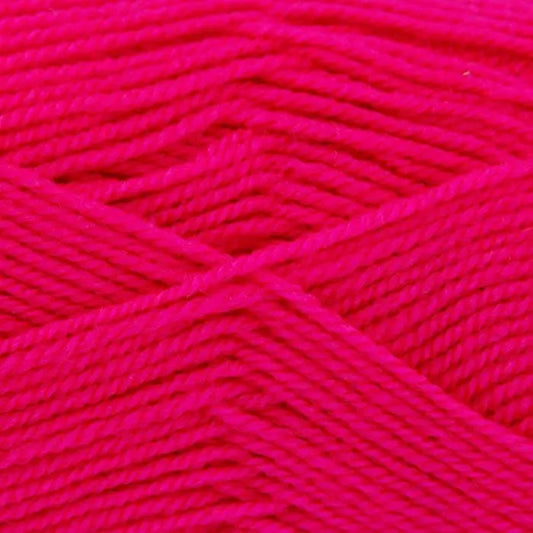 Knitting Yarn: Pricewise DK: Neon Pink: 100g
