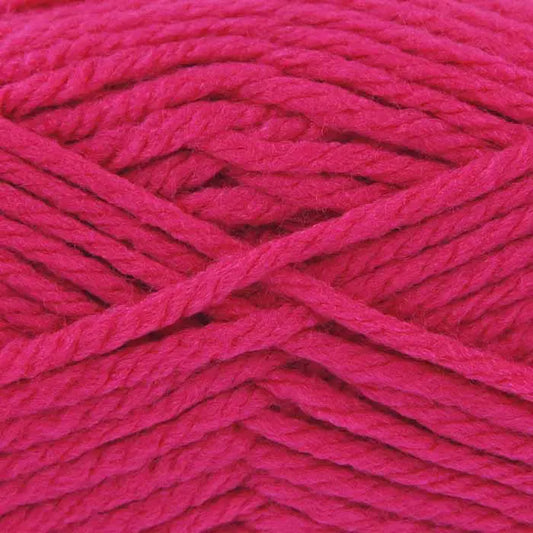 Knitting Yarn: Big Value Super Chunky: Fuschia: 100g