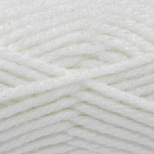 Knitting Yarn: Big Value Super Chunky: White: 100g