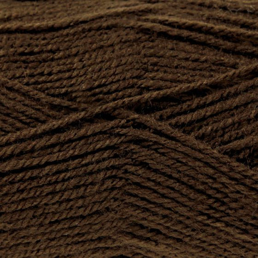 Knitting Yarn: Big Value Super Chunky: Chocolate: 100g