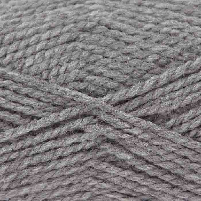 Knitting Yarn: Big Value Chunky: Grey: 100g