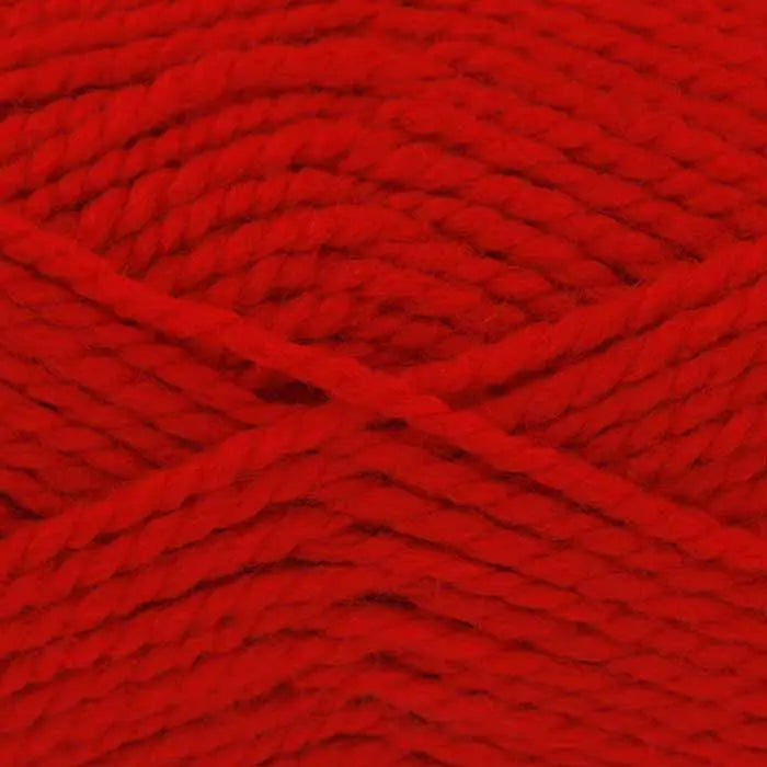 Knitting Yarn: Big Value Chunky: Red: 100g