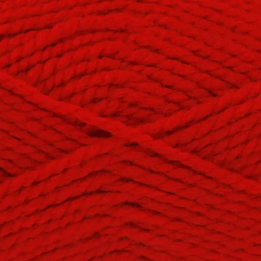 Knitting Yarn: Big Value Chunky: Red: 100g