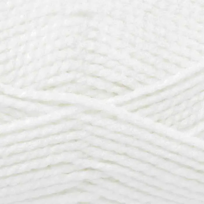Knitting Yarn: Big Value Chunky: White: 100g