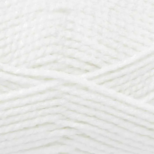 Knitting Yarn: Big Value Chunky: White: 100g