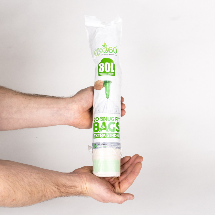 Eco360 Extra Strong Kitchen Drawstring Bin Liners (20 bags)