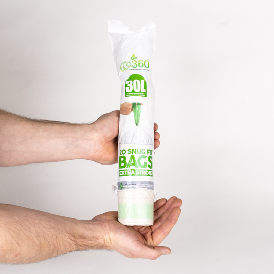 Eco360 Extra Strong Kitchen Drawstring Bin Liners (20 bags)