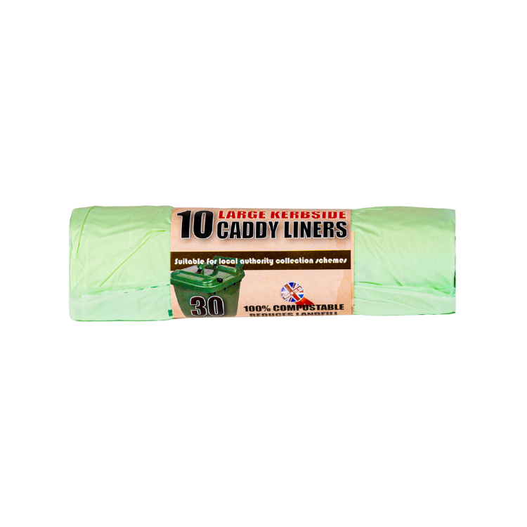 Ecobag 30L Compostable Caddy Liner Bag 565 x 630mm 10pk