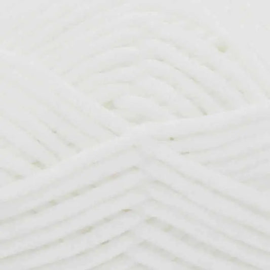 Knitting Yarn: Yummy: White: 100g