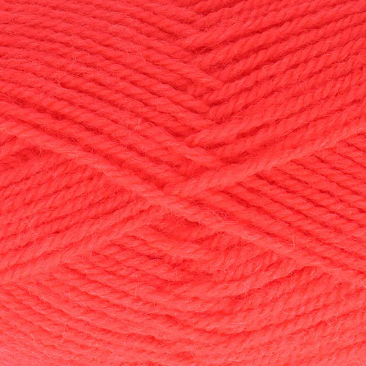 Knitting Yarn: Big Value 50g: Neon Coral: 50g