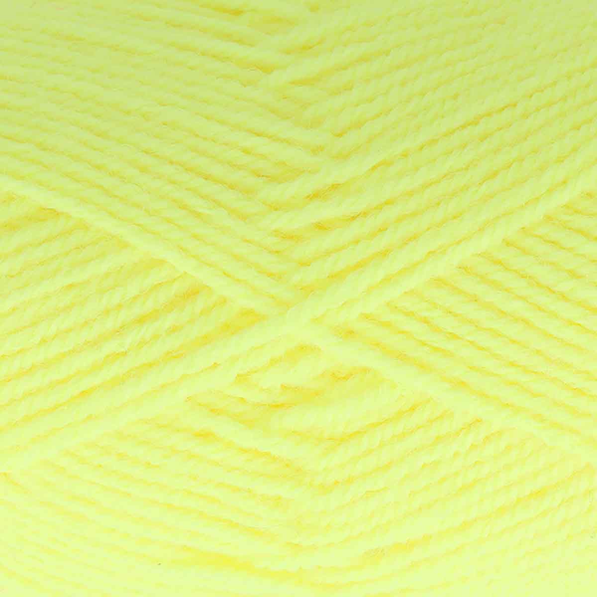 Knitting Yarn: Big Value 50g: Neon Yellow: 50g