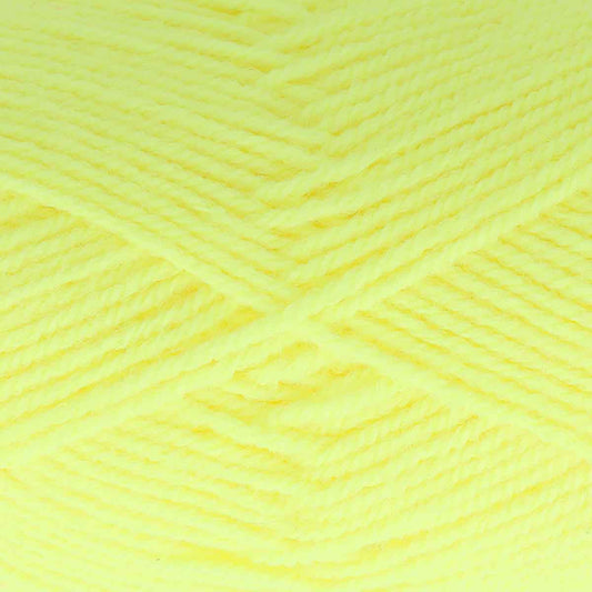 Knitting Yarn: Big Value 50g: Neon Yellow: 50g