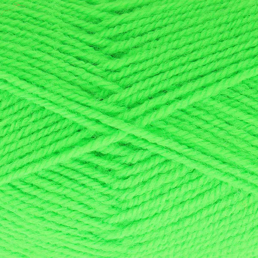 Knitting Yarn: Big Value 50g: Neon Green: 50g